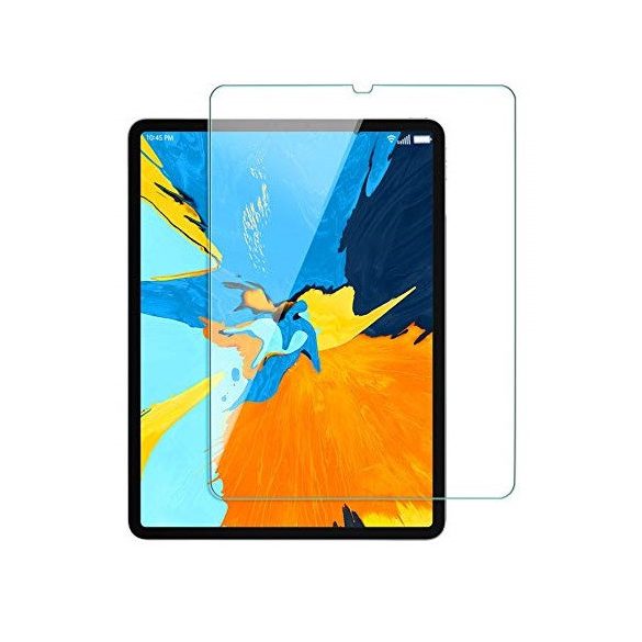 Apple iPad Pro 12.9 (2018 / 2020 / 2021 / 2022), Kijelzővédő fólia, ütésálló fólia, Tempered Glass (edzett üveg), Clear