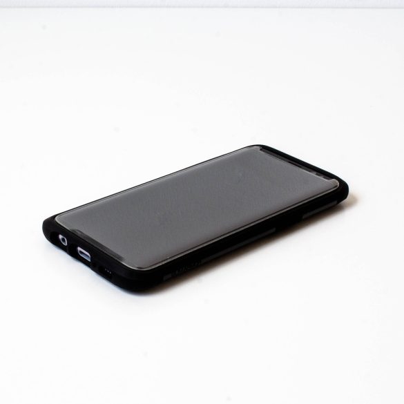 Samsung Galaxy Note 9 SM-N960, TPU szilikon tok, műanyag hátlappal, kitámasztóval, Spigen Slim Armor, fekete
