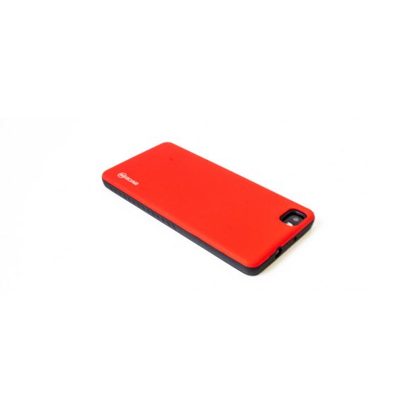 Apple iPhone XS Max, TPU szilikon tok, műanyag kerettel, közepesen ütésálló, Roar Rico Armor, piros