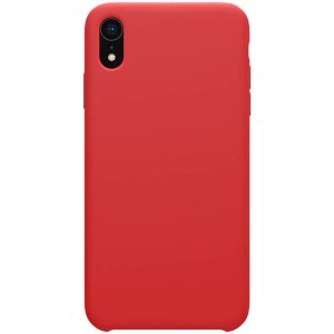 Apple iPhone XR, TPU szilikon tok, gumírozott, Nillkin Flex Pure, piros