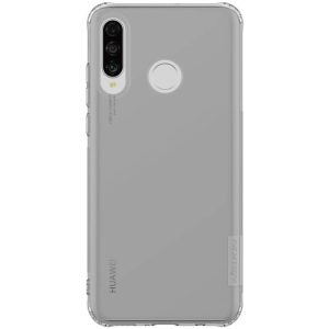 Huawei P30 Lite, TPU szilikon tok, Nillkin Nature, ultravékony, szürke