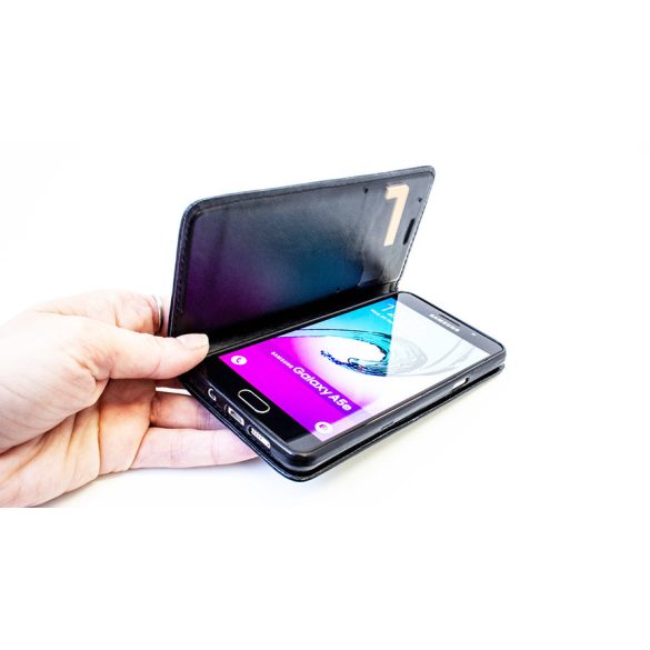 Samsung Galaxy A70 / A70s SM-A705F / A707F, Oldalra nyíló tok, stand, Magnet Book, fekete