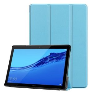 Samsung Galaxy Tab E 9.6 SM-T560 / T561, mappa tok, Trifold, világoskék