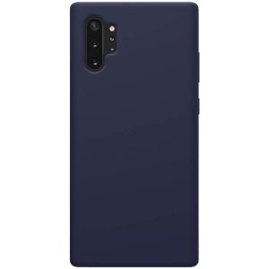 Samsung Galaxy Note 10 Plus / 10 Plus 5G SM-N975 / N976, TPU szilikon tok, gumírozott, Nillkin Flex Pure, kék