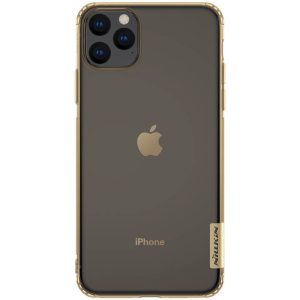 Apple iPhone 11 Pro, TPU szilikon tok, Nillkin Nature, ultravékony, aranybarna