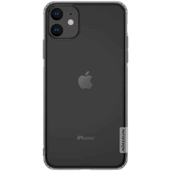 Apple iPhone 11, TPU szilikon tok, Nillkin Nature, ultravékony, szürke