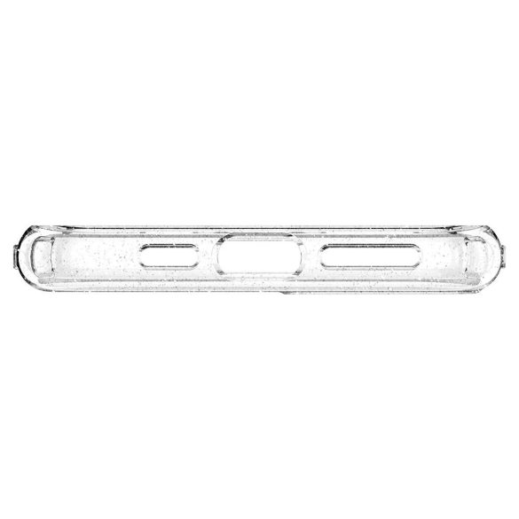 Apple iPhone 11 Pro Max, TPU szilikon tok, Spigen Liquid Crystal Glitter, átlátszó