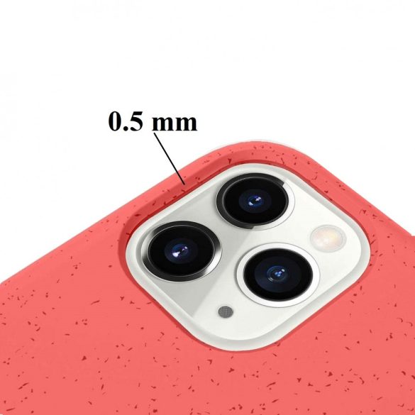 Apple iPhone 7 Plus / 8 Plus, Bioplasztik tok, környezetbarát, Wooze Bio, piros