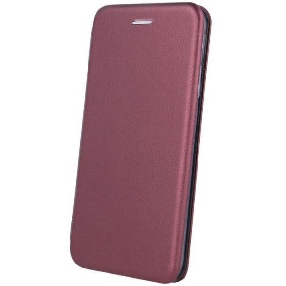 Samsung Galaxy Note 10 Lite SM-N770, Oldalra nyíló tok, stand, Forcell Elegance, bordó