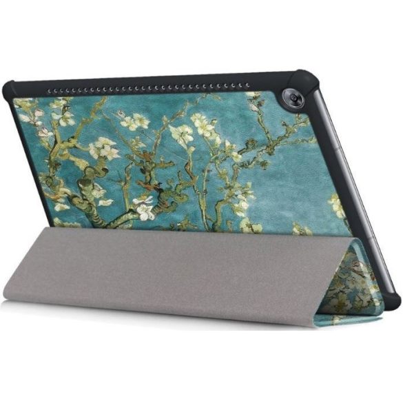 Apple iPad Air 2, mappa tok, virág minta, Smart Case, zöld/színes