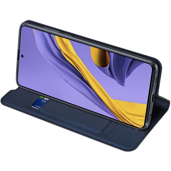 Samsung Galaxy A41 SM-A415F, Oldalra nyíló tok, stand, Dux Ducis, fekete