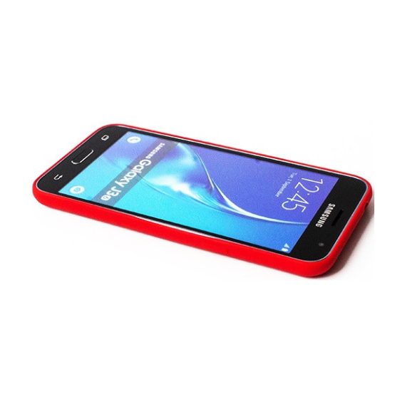 Samsung Galaxy M21 SM-M215F, Szilikon tok, Forcell Soft, piros