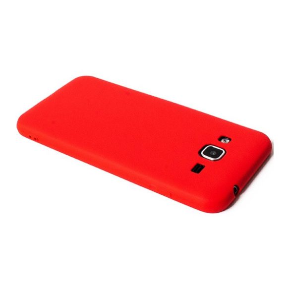 Samsung Galaxy M21 SM-M215F, Szilikon tok, Forcell Soft, piros