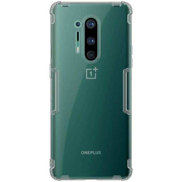 OnePlus 8 Pro, Szilikon tok, Nillkin Nature, ultravékony, szürke