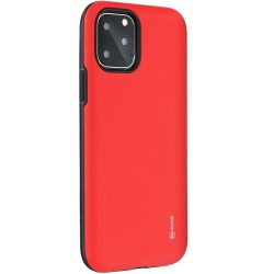  Samsung Galaxy A20 / A30 SM-A205F / A305F, Szilikon tok, műanyag kerettel, közepesen ütésálló, Roar Rico Armor, piros