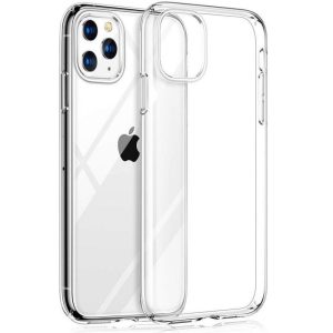 Apple iPhone 12 / 12 Pro, Szilikon tok, átlátszó
