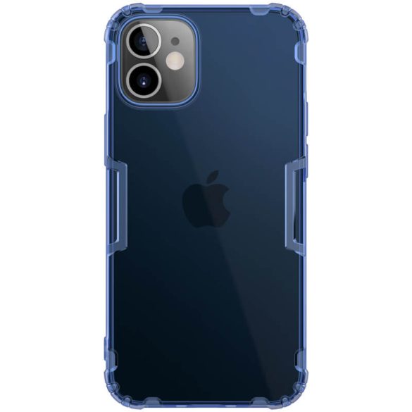 Apple iPhone 12 Mini, Szilikon tok, Nillkin Nature, ultravékony, kék