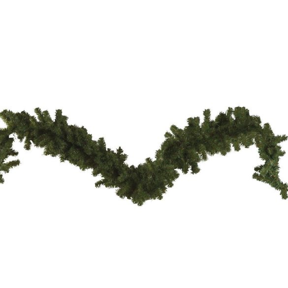 Girland, GreenStar, kevert leveles, 3d-s, 270 cm,  zöld