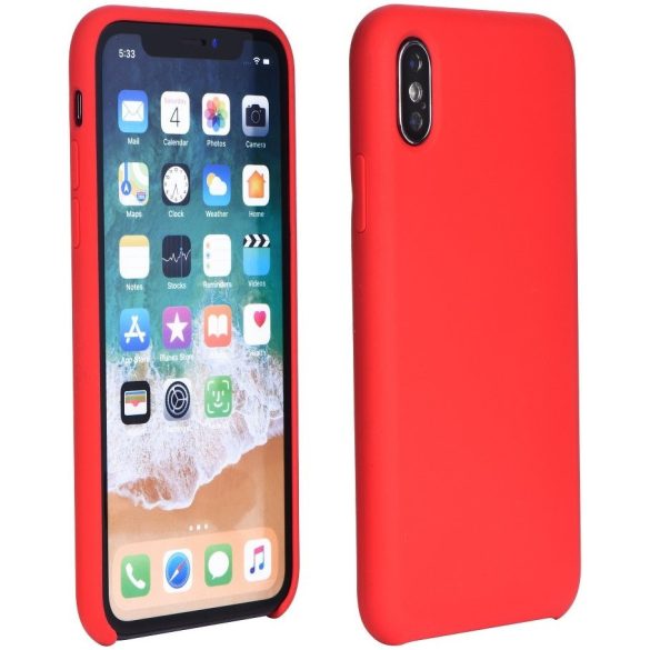 Huawei P Smart (2020), Szilikon tok, Forcell Silicone, piros