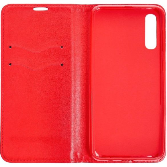 Samsung Galaxy M31s SM-M317F, Oldalra nyíló tok, stand, Magnet Book, piros