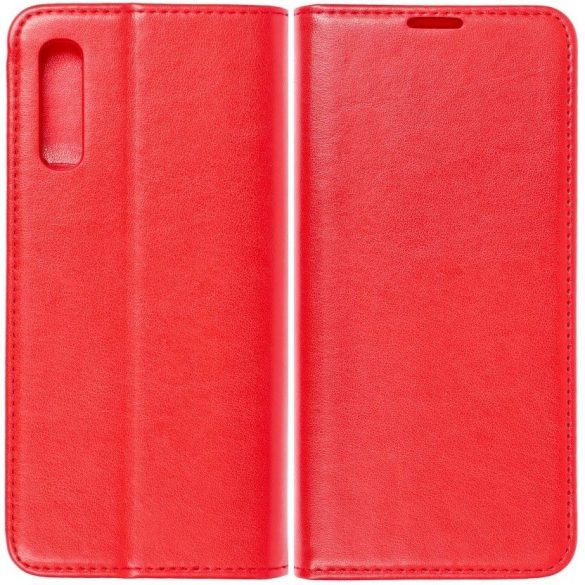 Samsung Galaxy M51 SM-M515F, Oldalra nyíló tok, stand, Magnet Book, piros