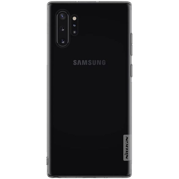 Samsung Galaxy Note 10 Plus / 10 Plus 5G SM-N975 / N976, Szilikon tok, Nillkin Nature, ultravékony, szürke