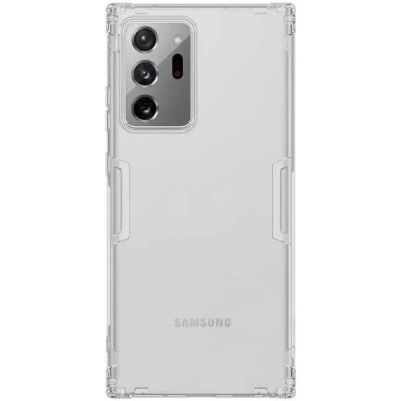Samsung Galaxy Note 20 Ultra / 20 Ultra 5G SM-N985 / N986, Szilikon tok, Nillkin Nature, ultravékony, szürke