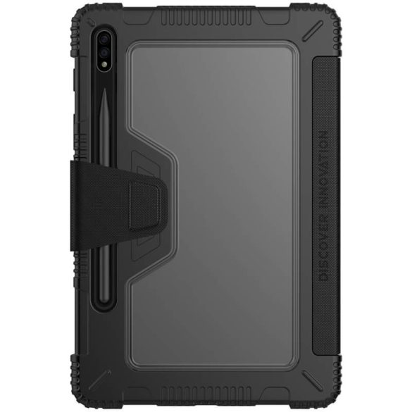 Samsung Galaxy Tab S7 11.0 / Tab S8 11.0, mappa tok, közepesen ütésálló, Smart Case, Nillkin, fekete