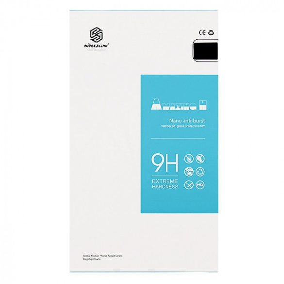 Xiaomi Mi 10 Lite 5G, Kijelzővédő fólia, ütésálló fólia (az íves részre NEM hajlik rá!), Nillkin, H, Tempered Glass (edzett üveg), Clear