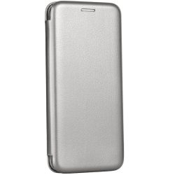   Samsung Galaxy A11 / M11 SM-A115F / M115F, Oldalra nyíló tok, stand, Forcell Elegance, szürke