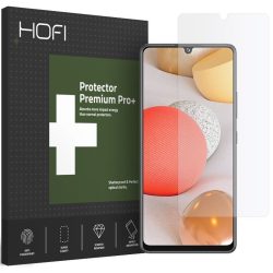   Samsung Galaxy A42 5G / M42 5G SM-A426B / M426B, Kijelzővédő fólia, ütésálló fólia (az íves részre NEM hajlik rá!), Tempered Glass (üveg), Hybrid Glass Pro Plus, Clear