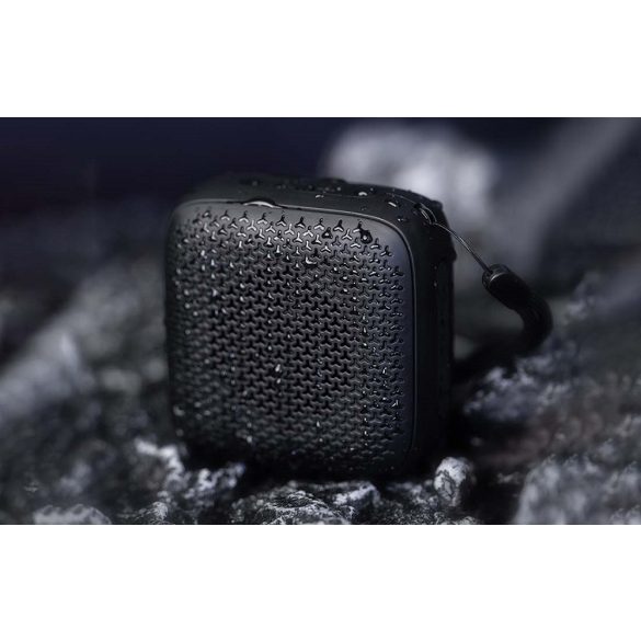 Bluetooth hordozható hangszóró, 5W, BT v5.0, funkció gombok, IPX5, TWS, 3.5mm, Havit SK838BT, fekete