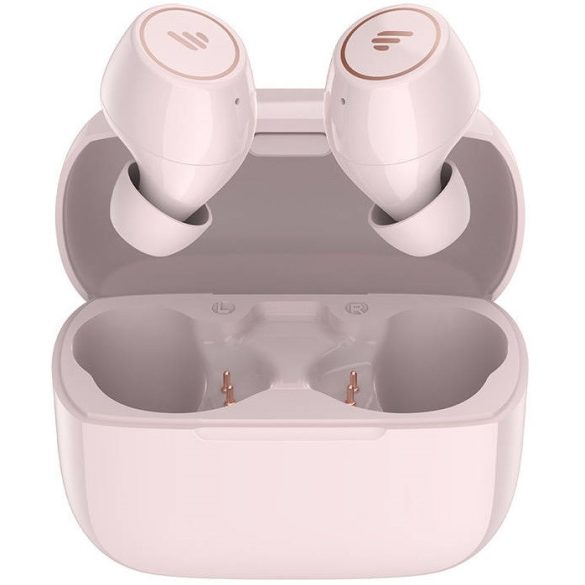 Bluetooth sztereó fülhallgató, v5.2, TWS, töltőtok, érintés vezérlés, zajszűrővel, vízálló, játékosoknak ajánlott, Edifier TWS1 Pro, rózsaszín