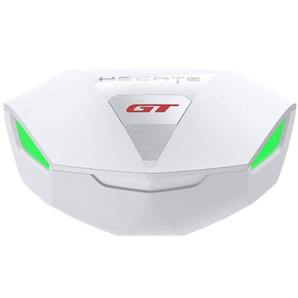 Bluetooth sztereó fülhallgató, v5.2, TWS, töltőtok, érintés vezérlés, vízálló, RGB világítás, játékosoknak ajánlott, Edifier Hecate GT4, fehér