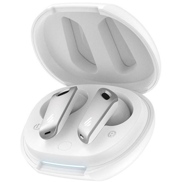 Bluetooth sztereó fülhallgató, v5.0, TWS, töltőtok, érintés vezérlés, zajszűrővel, vízálló, játékosoknak ajánlott, Edifier NeoBuds Pro, fehér