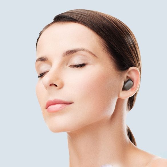 Bluetooth sztereó fülhallgató, v5.2, TWS, töltőtok, érintés vezérlés, zajszűrővel, vízálló, játékosoknak ajánlott, EarFun Free Pro 2 TW303B, fekete