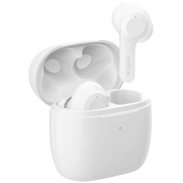 Bluetooth sztereó fülhallgató, v5.0, TWS, töltőtok, érintés vezérlés, zajszűrővel, vízálló, EarFun Air TW200W, fehér