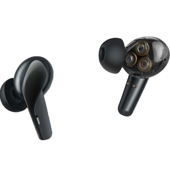 Bluetooth sztereó fülhallgató, v5.0, TWS, töltőtok, érintés vezérlés, vízálló, játékosoknak ajánlott, BlitzWolf BW-FYE15, fekete