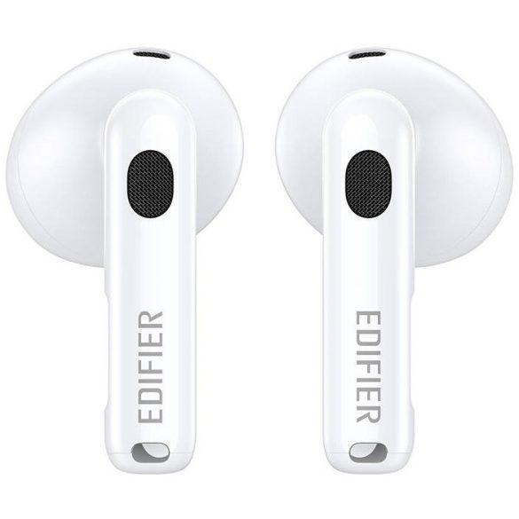 Bluetooth sztereó fülhallgató, v5.3, TWS, töltőtok, érintés vezérlés, zajszűrővel, vízálló, játékosoknak ajánlott, Edifier W220T, fehér