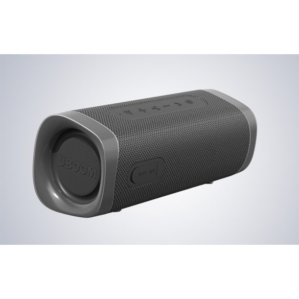 Bluetooth hordozható hangszóró, 28W, 2600 mAh, BT v5.0, mikrofon, funkció gombok, 3.5mm, IP67, EarFun UBOOML, fekete