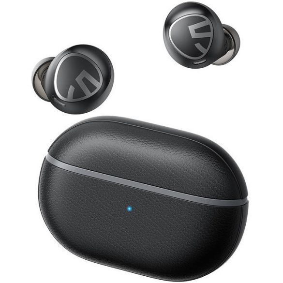 Bluetooth sztereó fülhallgató, v5.1, TWS, töltőtok, érintés vezérlés, vízálló, SoundPeats Free 2 Classic, fekete