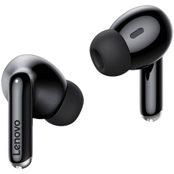 Bluetooth sztereó fülhallgató, v5.3, TWS, töltőtok, érintés vezérlés, zajszűrővel, vízálló, játékosoknak ajánlott, Lenovo ThinkPlus XT88, fekete/ezüst, gyári