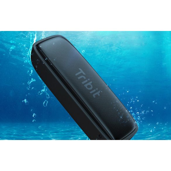 Bluetooth hordozható hangszóró, 12W, 2200mAh, BT v5.0, funkció gombok, IPX7, Tribit BTS21 Xsound Surf, fekete