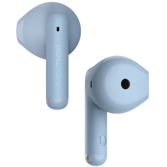 Bluetooth sztereó fülhallgató, v5.1, TWS, töltőtok, érintés vezérlés, zajszűrővel, vízálló, játékosoknak ajánlott, Edifier X2, kék