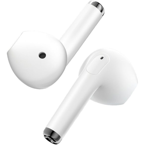 Bluetooth sztereó fülhallgató, v5.3, TWS, töltőtok, érintés vezérlés, vízálló, játékosoknak ajánlott, Haylou X1 Neo, fehér, gyári
