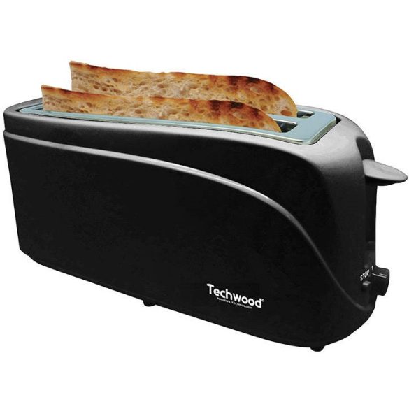 Elektromos kenyérpiritó, 1300 W teljesítmény, Techwood TRA-608, fekete