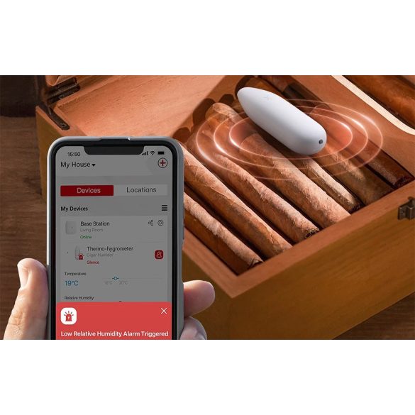 X-Sense STH51 Smart termométer / higrométer, Wifi kapcsolat, fehér