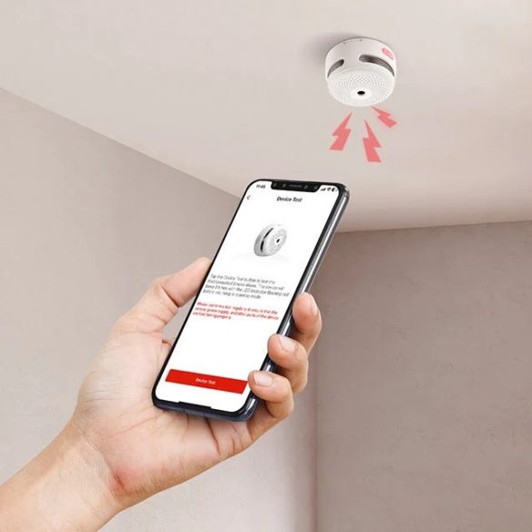 X-Sense XS01-M Link+ Pro füstérzékelő, riasztó, Wifi kapcsolat, fehér