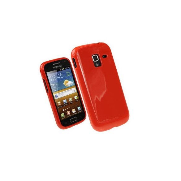 Samsung Galaxy Ace 2 i8160, TPU szilikon tok, piros