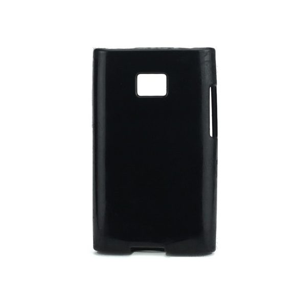 LG Optimus L3 E400, TPU szilikon tok, fekete